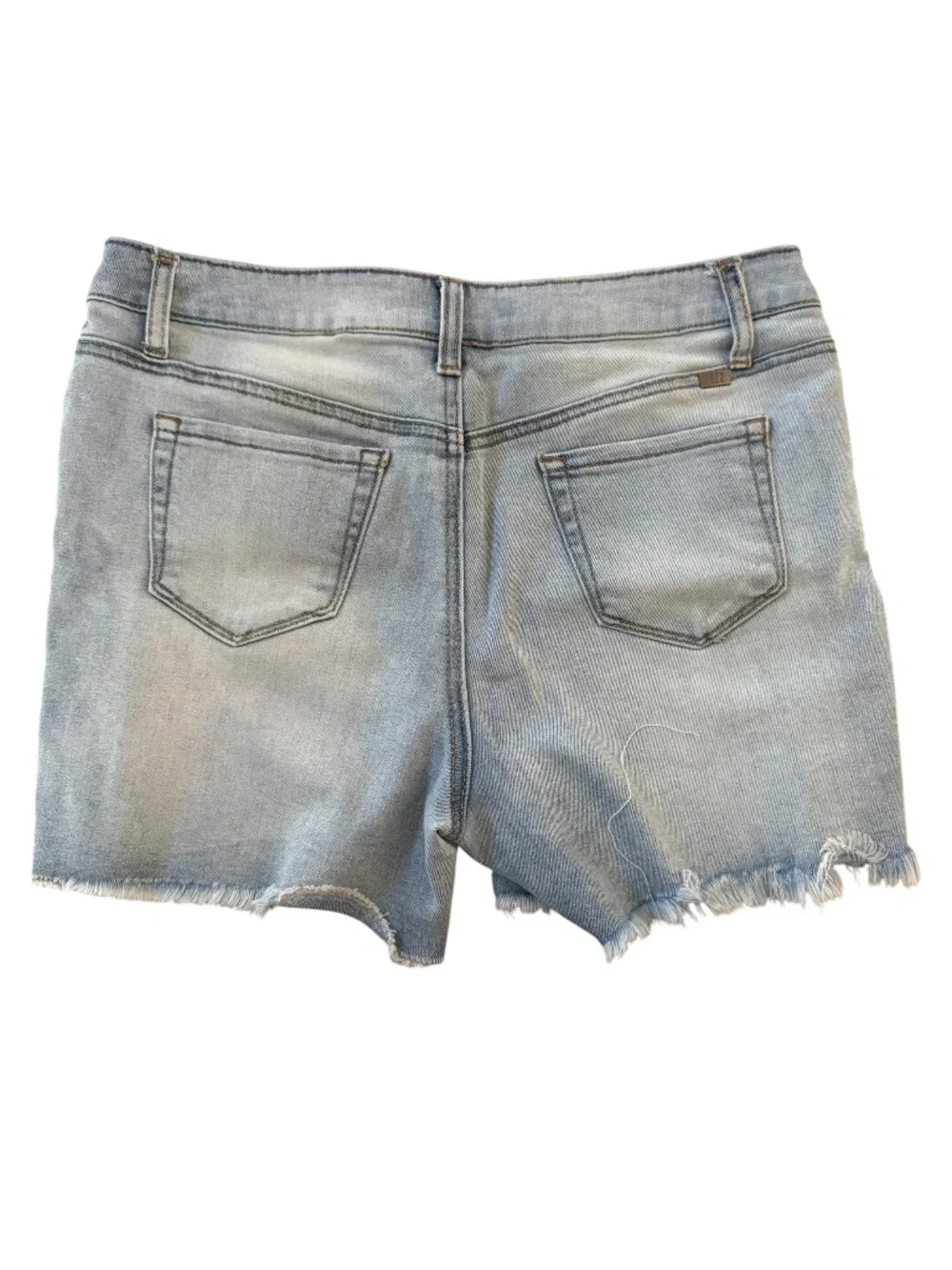 1822 Denim Hi-Rise Distressed Denim Shorts Size 10